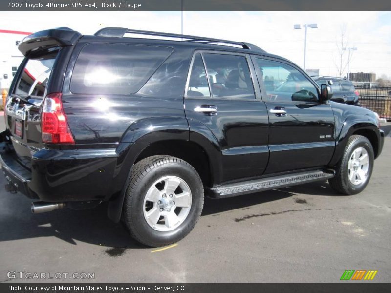 Black / Taupe 2007 Toyota 4Runner SR5 4x4