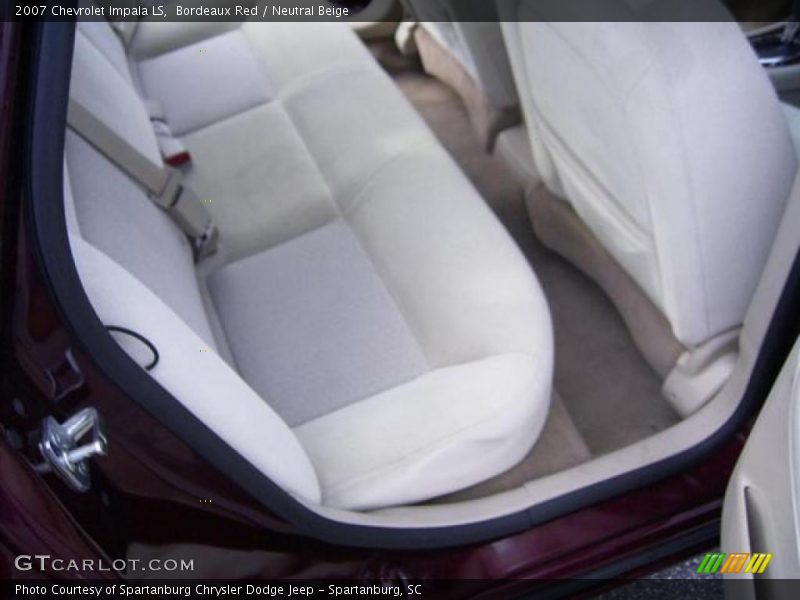 Bordeaux Red / Neutral Beige 2007 Chevrolet Impala LS