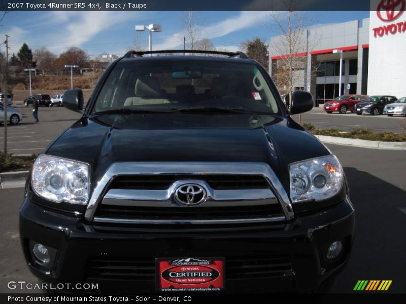 Black / Taupe 2007 Toyota 4Runner SR5 4x4