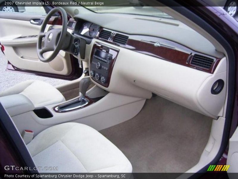 Bordeaux Red / Neutral Beige 2007 Chevrolet Impala LS