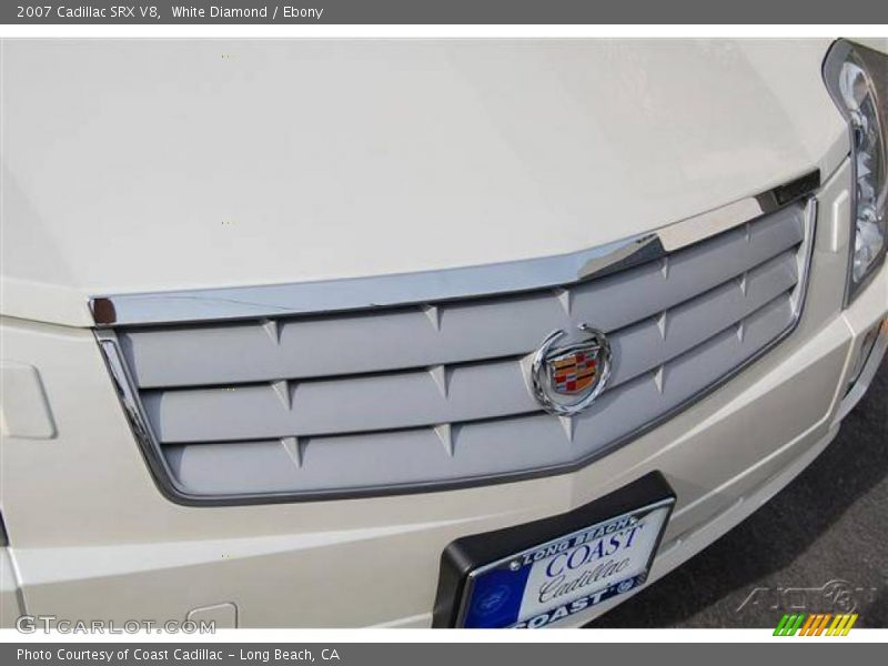 White Diamond / Ebony 2007 Cadillac SRX V8