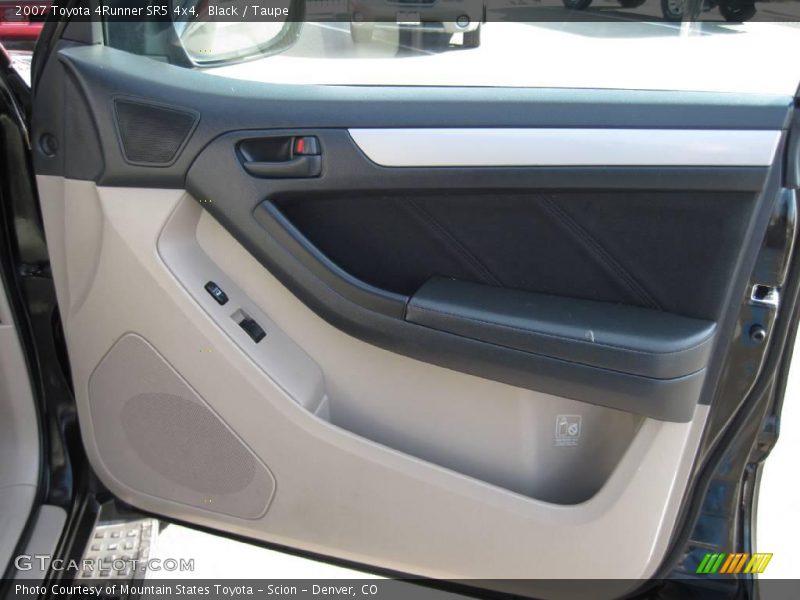 Black / Taupe 2007 Toyota 4Runner SR5 4x4