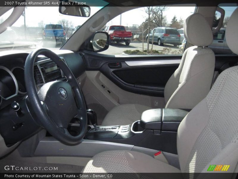 Black / Taupe 2007 Toyota 4Runner SR5 4x4