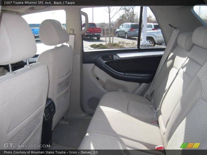 Black / Taupe 2007 Toyota 4Runner SR5 4x4