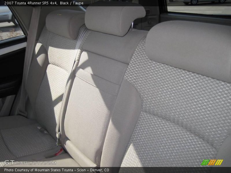 Black / Taupe 2007 Toyota 4Runner SR5 4x4