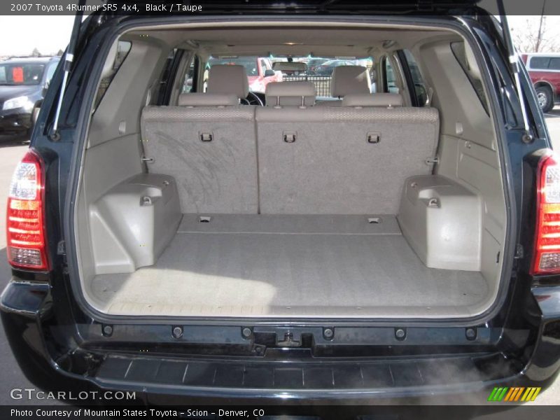 Black / Taupe 2007 Toyota 4Runner SR5 4x4