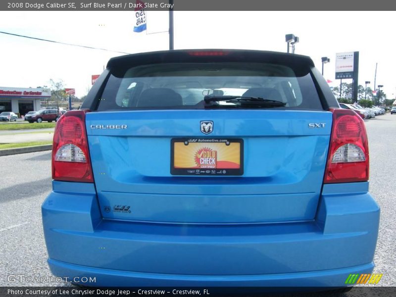 Surf Blue Pearl / Dark Slate Gray 2008 Dodge Caliber SE