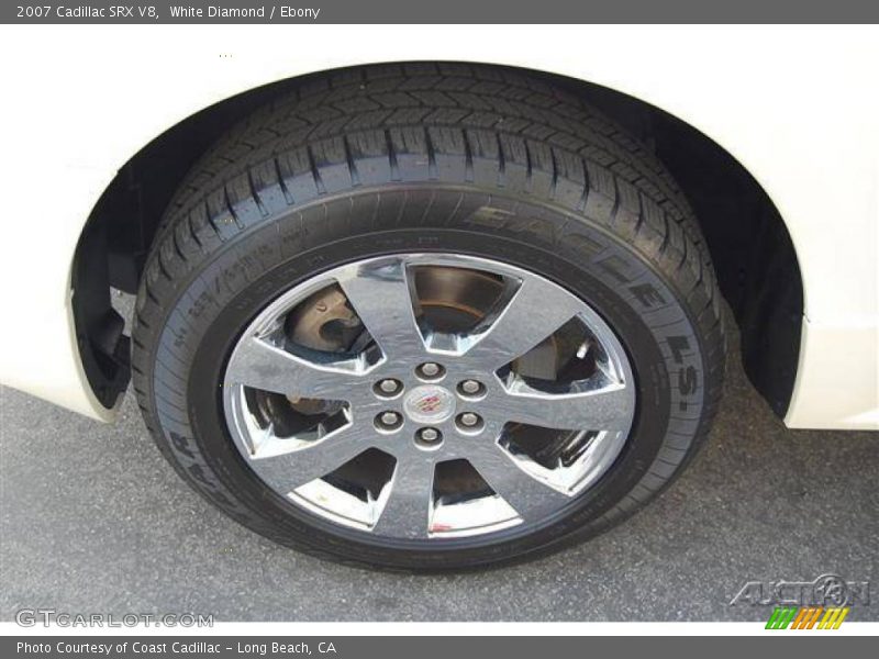 White Diamond / Ebony 2007 Cadillac SRX V8