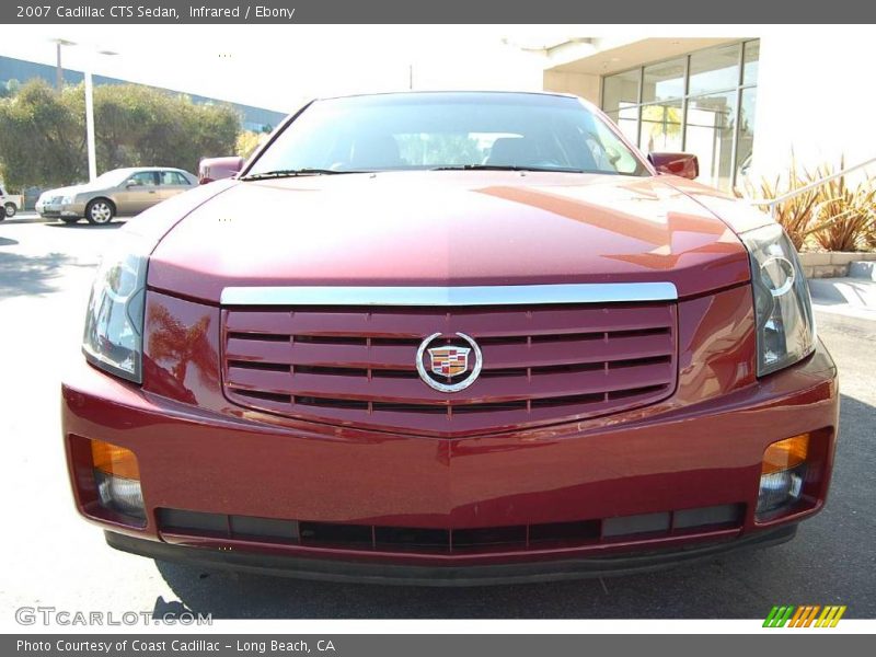 Infrared / Ebony 2007 Cadillac CTS Sedan