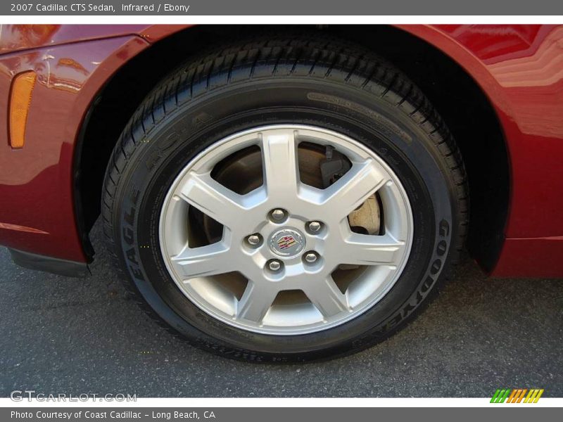 Infrared / Ebony 2007 Cadillac CTS Sedan