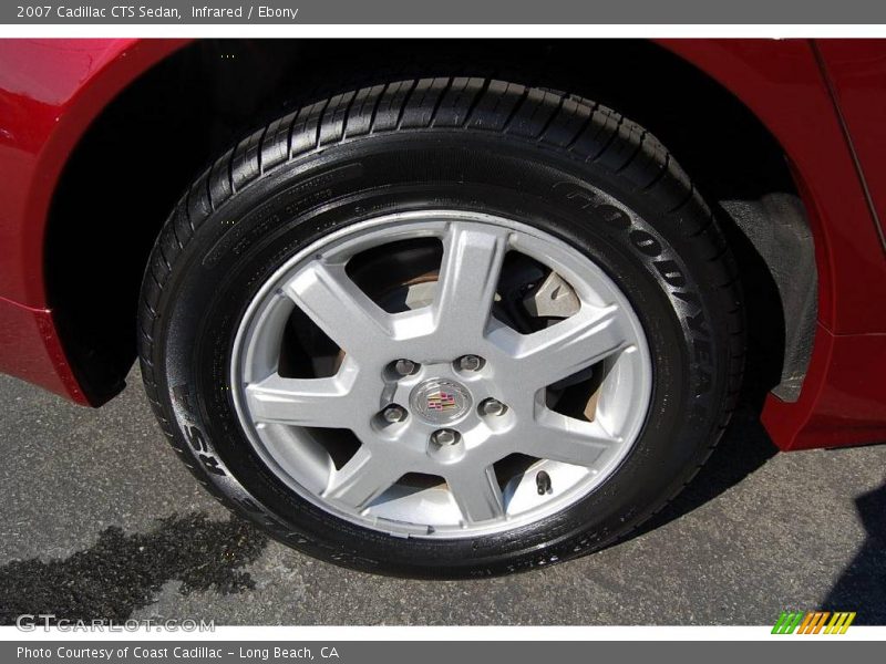 Infrared / Ebony 2007 Cadillac CTS Sedan