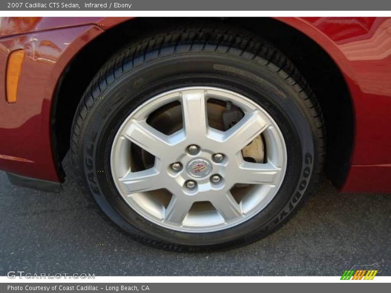 Infrared / Ebony 2007 Cadillac CTS Sedan