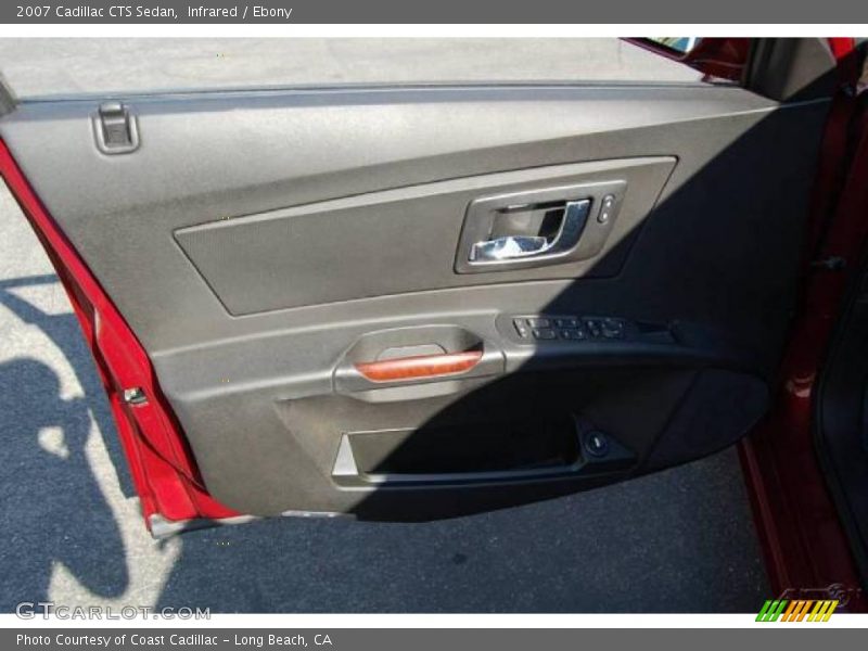 Infrared / Ebony 2007 Cadillac CTS Sedan