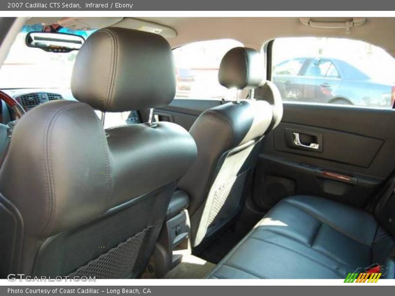 Infrared / Ebony 2007 Cadillac CTS Sedan