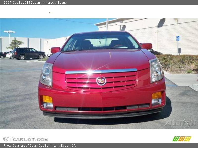 Infrared / Ebony 2007 Cadillac CTS Sedan