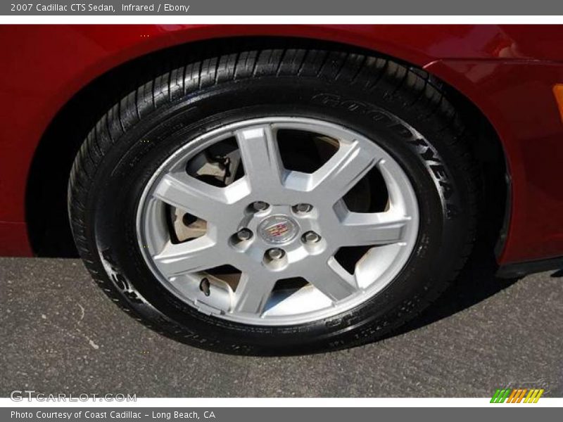 Infrared / Ebony 2007 Cadillac CTS Sedan