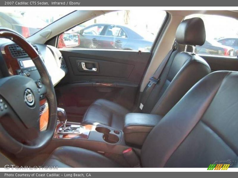 Infrared / Ebony 2007 Cadillac CTS Sedan