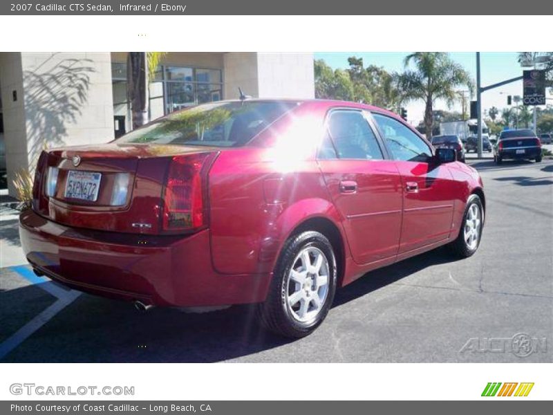 Infrared / Ebony 2007 Cadillac CTS Sedan