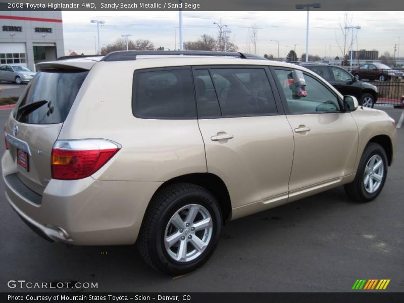 Sandy Beach Metallic / Sand Beige 2008 Toyota Highlander 4WD