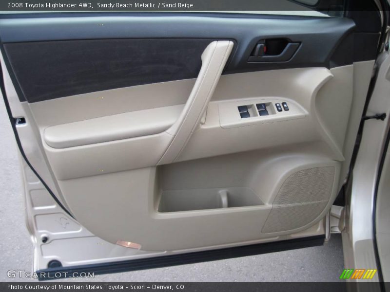 Sandy Beach Metallic / Sand Beige 2008 Toyota Highlander 4WD
