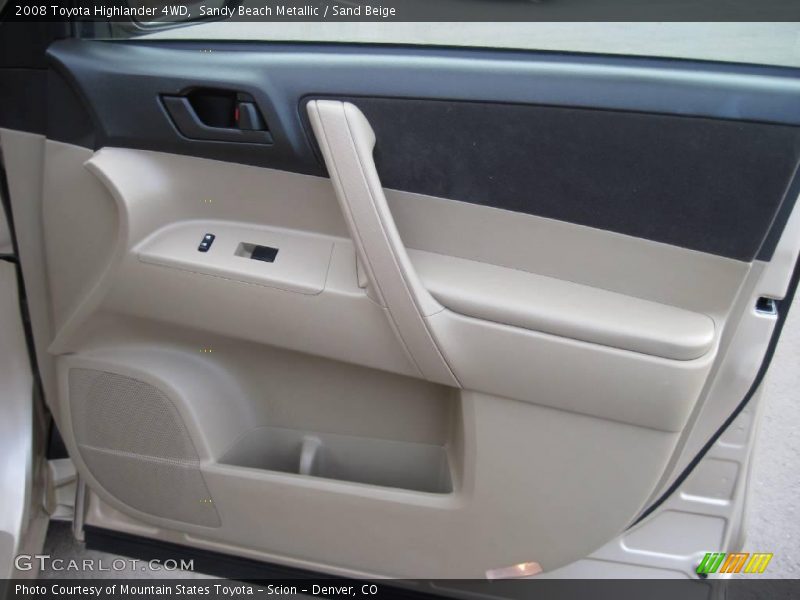 Sandy Beach Metallic / Sand Beige 2008 Toyota Highlander 4WD