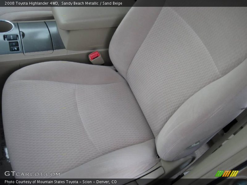 Sandy Beach Metallic / Sand Beige 2008 Toyota Highlander 4WD