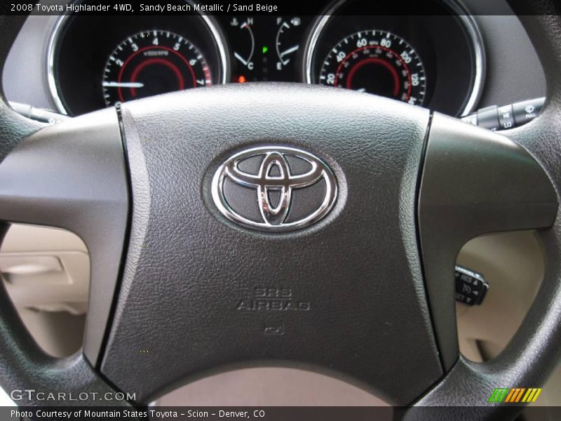 Sandy Beach Metallic / Sand Beige 2008 Toyota Highlander 4WD