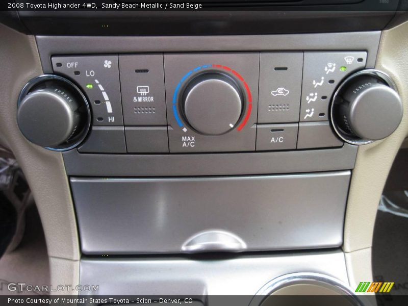 Sandy Beach Metallic / Sand Beige 2008 Toyota Highlander 4WD