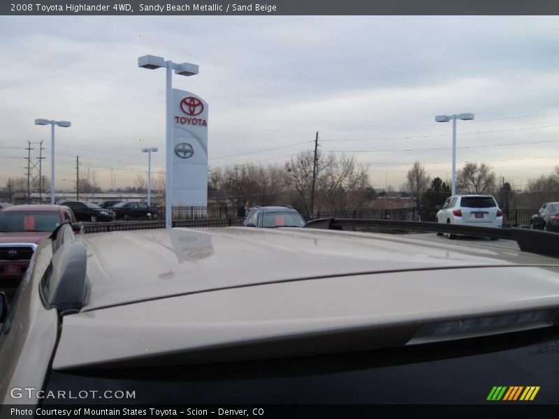 Sandy Beach Metallic / Sand Beige 2008 Toyota Highlander 4WD