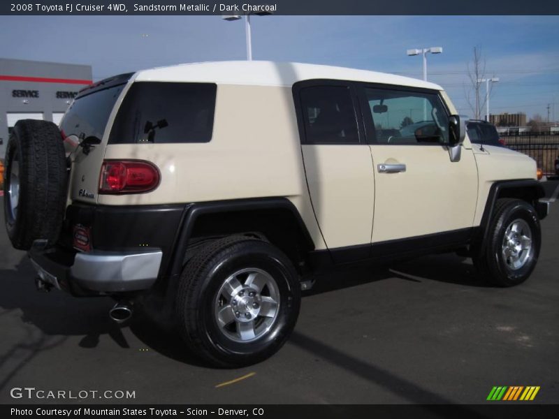 Sandstorm Metallic / Dark Charcoal 2008 Toyota FJ Cruiser 4WD