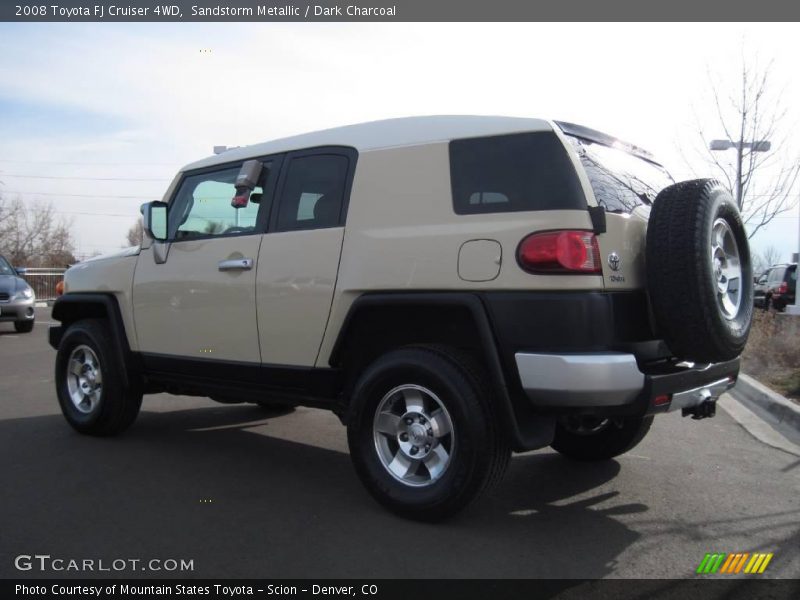 Sandstorm Metallic / Dark Charcoal 2008 Toyota FJ Cruiser 4WD