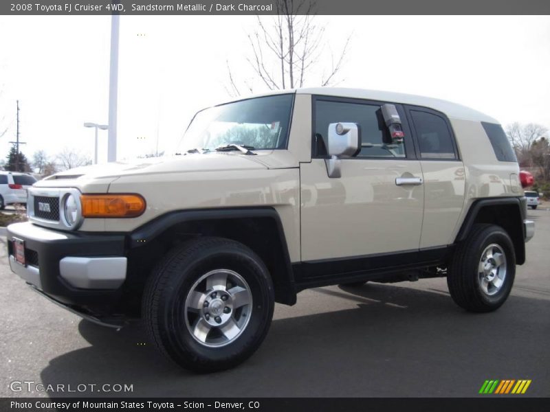 Sandstorm Metallic / Dark Charcoal 2008 Toyota FJ Cruiser 4WD