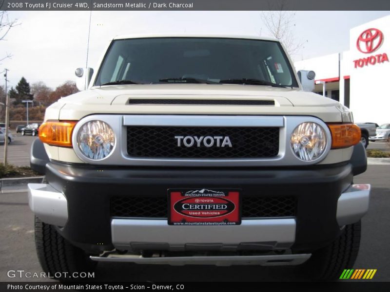 Sandstorm Metallic / Dark Charcoal 2008 Toyota FJ Cruiser 4WD