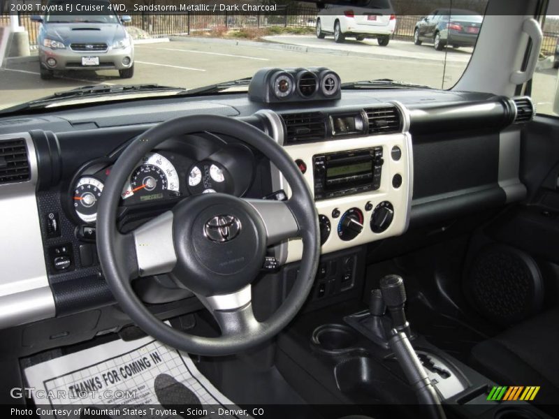 Sandstorm Metallic / Dark Charcoal 2008 Toyota FJ Cruiser 4WD