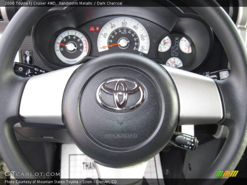 Sandstorm Metallic / Dark Charcoal 2008 Toyota FJ Cruiser 4WD