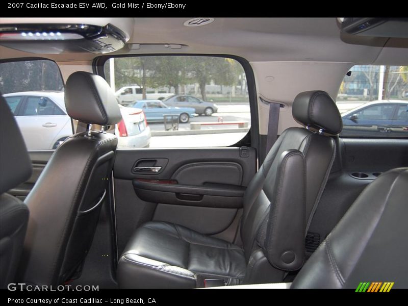 Gold Mist / Ebony/Ebony 2007 Cadillac Escalade ESV AWD