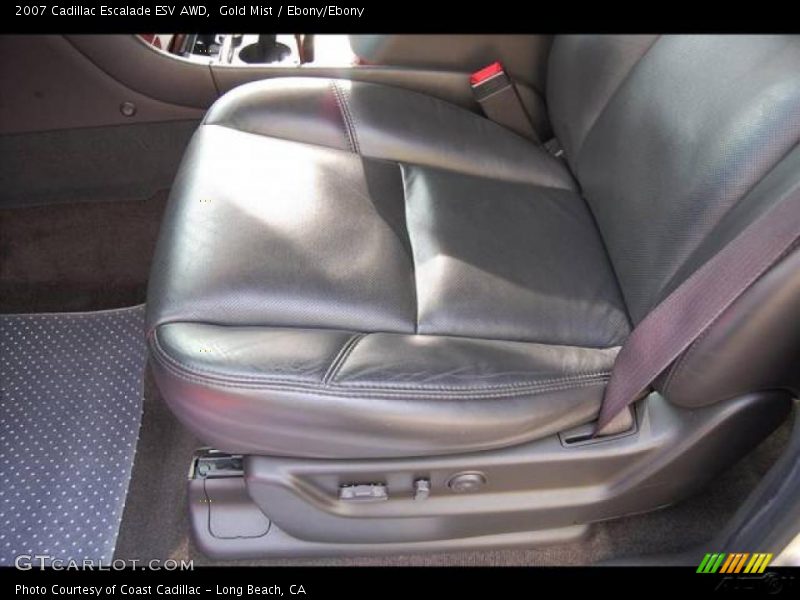 Gold Mist / Ebony/Ebony 2007 Cadillac Escalade ESV AWD