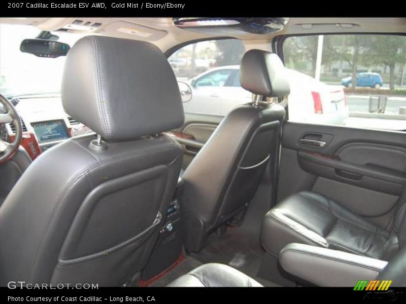 Gold Mist / Ebony/Ebony 2007 Cadillac Escalade ESV AWD