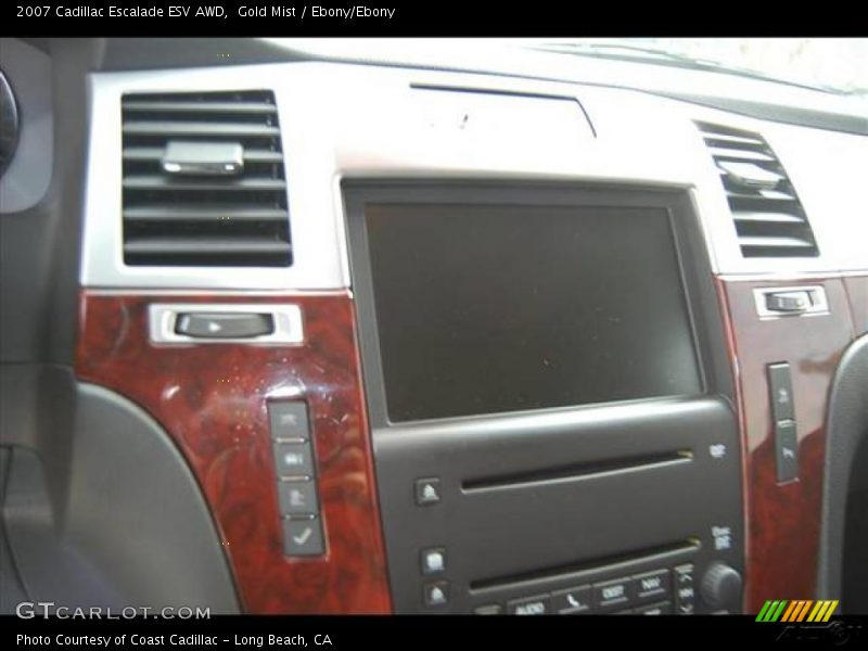 Gold Mist / Ebony/Ebony 2007 Cadillac Escalade ESV AWD
