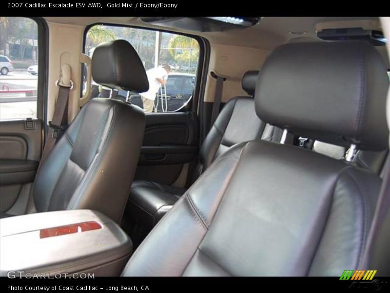 Gold Mist / Ebony/Ebony 2007 Cadillac Escalade ESV AWD