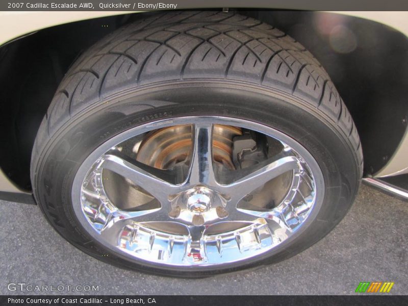 Quicksilver / Ebony/Ebony 2007 Cadillac Escalade AWD