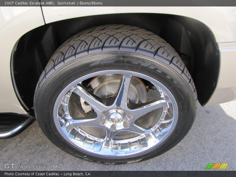 Quicksilver / Ebony/Ebony 2007 Cadillac Escalade AWD