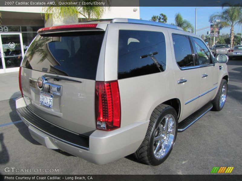 Quicksilver / Ebony/Ebony 2007 Cadillac Escalade AWD
