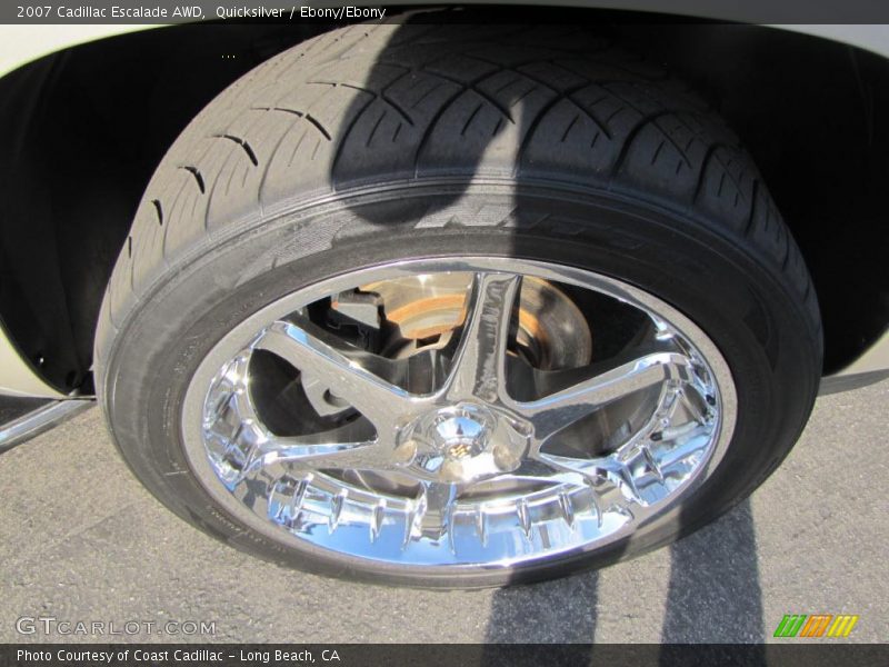 Quicksilver / Ebony/Ebony 2007 Cadillac Escalade AWD