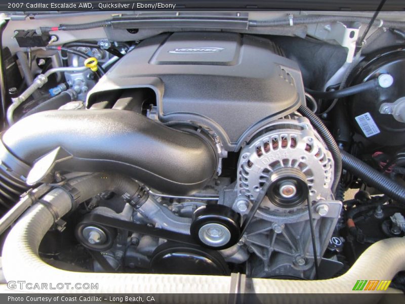 Quicksilver / Ebony/Ebony 2007 Cadillac Escalade AWD