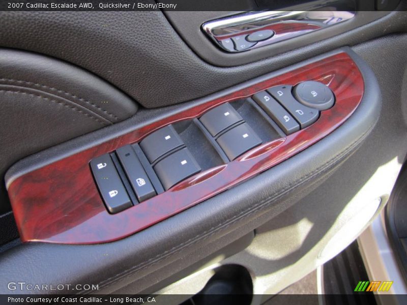 Quicksilver / Ebony/Ebony 2007 Cadillac Escalade AWD