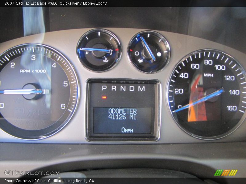 Quicksilver / Ebony/Ebony 2007 Cadillac Escalade AWD