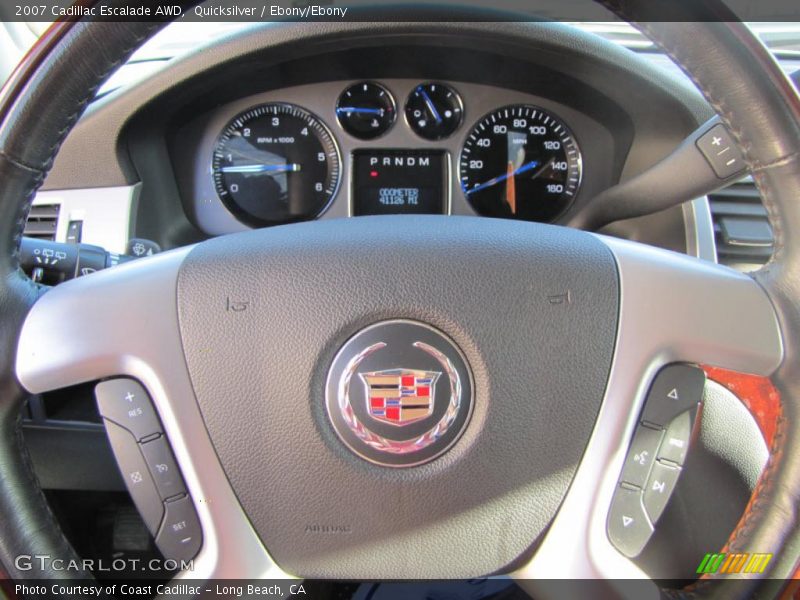 Quicksilver / Ebony/Ebony 2007 Cadillac Escalade AWD