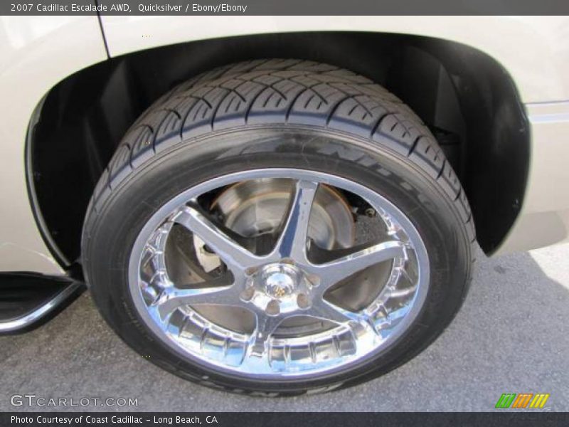 Quicksilver / Ebony/Ebony 2007 Cadillac Escalade AWD