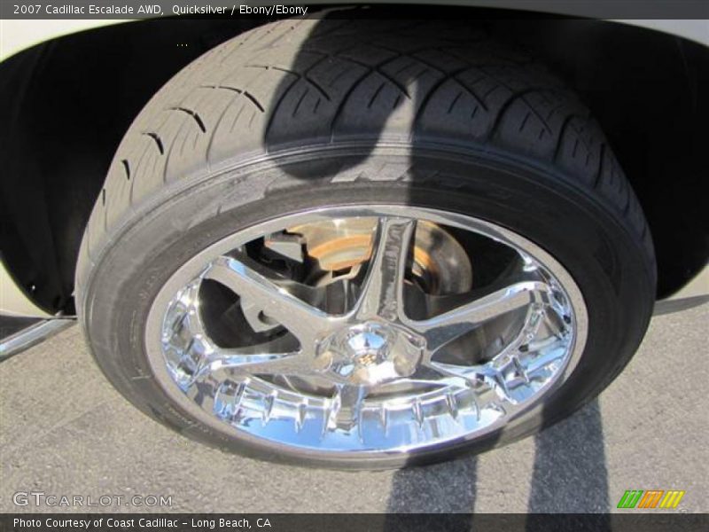 Quicksilver / Ebony/Ebony 2007 Cadillac Escalade AWD
